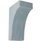 Ekena Millwork 5 1/4"W x 8"D x 12"H Clarksville Wood Vintage Decor Bracket, Driftwood Blue BKTWD05X08X12CVBU - alternate 1
